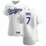 Los Angeles Dodgers #7 Julio Urias Mens Nike White Home 2020 Authentic Player MLB Jersey