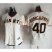 San Francisco Giants #40 Madison Bumgarner Cream Womens Home Stitched MLB Jersey