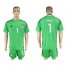 Egypt #1 Hadari Green Goalkeeper Soccer Country Jersey
