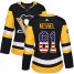 Adidas Pittsburgh Penguins #81 Phil Kessel Black Home Authentic USA Flag Womens Stitched NHL Jersey