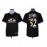 Nike Baltimore Ravens #52 Ray Lewis Black Mens NFL Game All Star Fashion Jersey