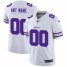 Minnesota Vikings Custom Nike White Team Logo Vapor Limited NFL Jersey