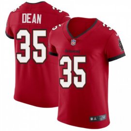 Tampa Bay Buccaneers #35 Jamel Dean Mens Nike Red Vapor Elite Jersey