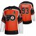 Philadelphia Flyers #93 Jakub Voracek Orange Mens Adidas 2020-21 Reverse Retro Alternate NHL Jersey
