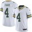Nike Green Bay Packers #4 Brett Favre White Mens Stitched NFL Vapor Untouchable Limited Jersey