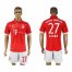Bayern Munchen #27 Alaba Home Soccer Club Jersey