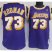 Los Angeles Lakers 73 Rodman Purple Jersey Cheap