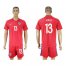 Chile #13 Andia Home Soccer Country Jersey
