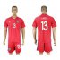 Chile #13 Andia Home Soccer Country Jersey