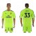 Arsenal #33 Cech Shiny Green Goalkeeper Soccer Club Jersey