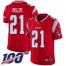 Nike New England Patriots #21 Adrian Phillips Red Mens Stitched NFL Limited Inverted Legend 100th Season Jersey