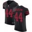 Nike San Francisco 49ers #44 Kyle Juszczyk Black Alternate Mens Stitched NFL Vapor Untouchable Elite Jersey