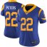 Nike Los Angeles Rams #22 Marcus Peters Royal Blue Alternate Womens Stitched NFL Vapor Untouchable Limited Jersey