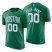 Boston Celtics Custom Green Mens Nike 2021-22 NBA 75th Anniversary Diamond T-Shirt