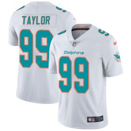 Nike Miami Dolphins #99 Jason Taylor White Mens Stitched NFL Vapor Untouchable Limited Jersey