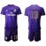 Real Madrid #13 Courtois Purple Goalkeeper Soccer Club Jersey