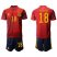 Spain #18 Jordi Alba Home Soccer Country Jersey