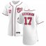 Washington Nationals #17 Andrew Stevenson Mens Nike White Home 2020 Authentic Player MLB Jersey