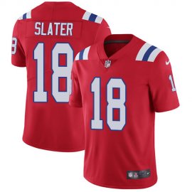 Nike New England Patriots #18 Matt Slater Red Alternate Mens Stitched NFL Vapor Untouchable Limited Jersey