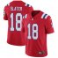 Nike New England Patriots #18 Matt Slater Red Alternate Mens Stitched NFL Vapor Untouchable Limited Jersey