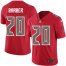 Nike Tampa Bay Buccaneers #20 Ronde Barber Red Mens Stitched NFL Limited Rush Jersey