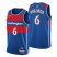 Washington Washington Wizards #6 Kristaps Porzingis Womens Nike Blue 2021/22 Swingman NBA Jersey – City Edition Womens