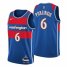 Washington Washington Wizards #6 Kristaps Porzingis Womens Nike Blue 2021/22 Swingman NBA Jersey – City Edition Womens