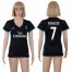 Womens Real Madrid #7 Ronaldo Away Soccer Club Jersey