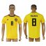 Belgium #8 Fellrini Away Soccer Country Jersey