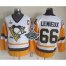 Pittsburgh Penguins #66 Mario Lemieux White/Black CCM Throwback 2017 Stanley Cup Finals Champions Stitched NHL Jersey