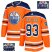 Adidas Edmonton Oilers #93 Ryan Nugent-Hopkins Orange Home Authentic Fashion Gold Stitched NHL Jersey