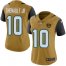 Nike Jacksonville Jaguars #10 Laviska Shenault Jr. Gold Womens Stitched NFL Limited Rush Jersey