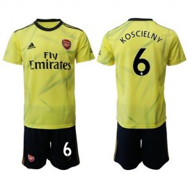 Arsenal #6 Koscielny Yellow Soccer Club Jersey