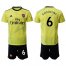 Arsenal #6 Koscielny Yellow Soccer Club Jersey