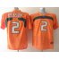 Miami Hurricanes 2 Jon Beason Orange NCAA Jersey