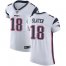 Nike New England Patriots #18 Matt Slater White Mens Stitched NFL Vapor Untouchable Elite Jersey