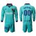 Barcelona Personalized Third Long Sleeves Soccer Club Jersey