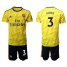 Arsenal #3 Gibbs Away Soccer Club Jersey