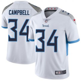Nike Tennessee Titans #34 Earl Campbell White Mens Stitched NFL Vapor Untouchable Limited Jersey