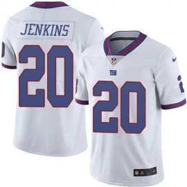 Nike New York Giants #20 Janoris Jenkins White Mens Stitched NFL Limited Rush Jersey