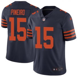 Nike Chicago Bears #15 Eddy Pineiro Navy Blue Alternate Mens Stitched NFL Vapor Untouchable Limited Jersey