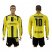 Dortmund #10 Mkhitaryan Home Long Sleeves Soccer Club Jersey