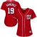 Washington Nationals #19 Anibal Sanchez Red Alternate Womens Stitched MLB Jersey