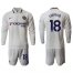 Chelsea #18 Giroud Away Long Sleeves Soccer Club Jersey