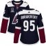 Adidas Colorado Avalanche #95 Andre Burakovsky Navy Womens 2022 Stanley Cup Champions Alternate Authentic Stitched NHL Jersey Womens