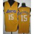 Los Angeles Lakers #15 Metta World Peace Yellow Revolution 30 NBA Jerseys Cheap