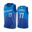 Nike Milwaukee Bucks #17 P. J. Tucker Mens 2021 NBA Finals Bound City Edition Jersey Blue Mens