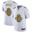 New Orleans New Orleans Saints #9 Drew Brees White Mens Nike Team Logo Dual Overlap Limited NFL Jersey