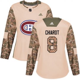 Adidas Montreal Canadiens #8 Ben Chiarot Camo Authentic 2017 Veterans Day Womens Stitched NHL Jersey
