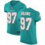 Nike Miami Dolphins #97 Christian Wilkins Aqua Green Team Color Mens Stitched NFL Vapor Untouchable Elite Jersey